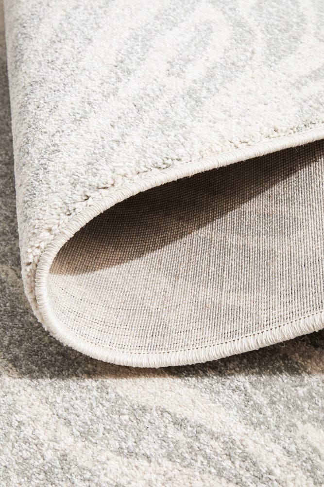 RUG CULTURE Rugs Chrome Savannah Silver Runner Rug