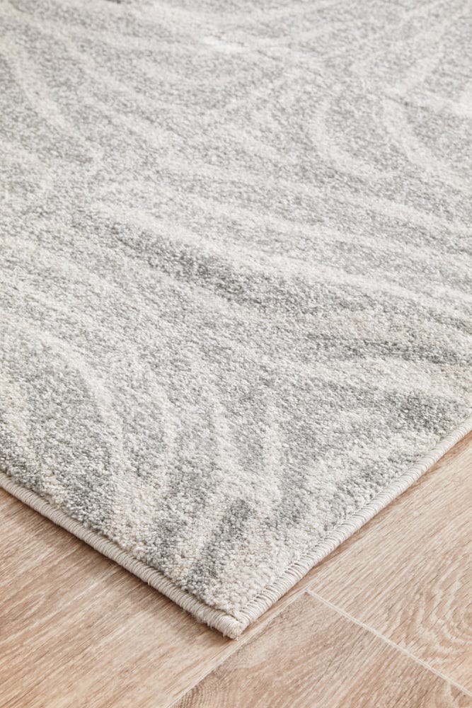 RUG CULTURE Rugs Chrome Savannah Silver Runner Rug