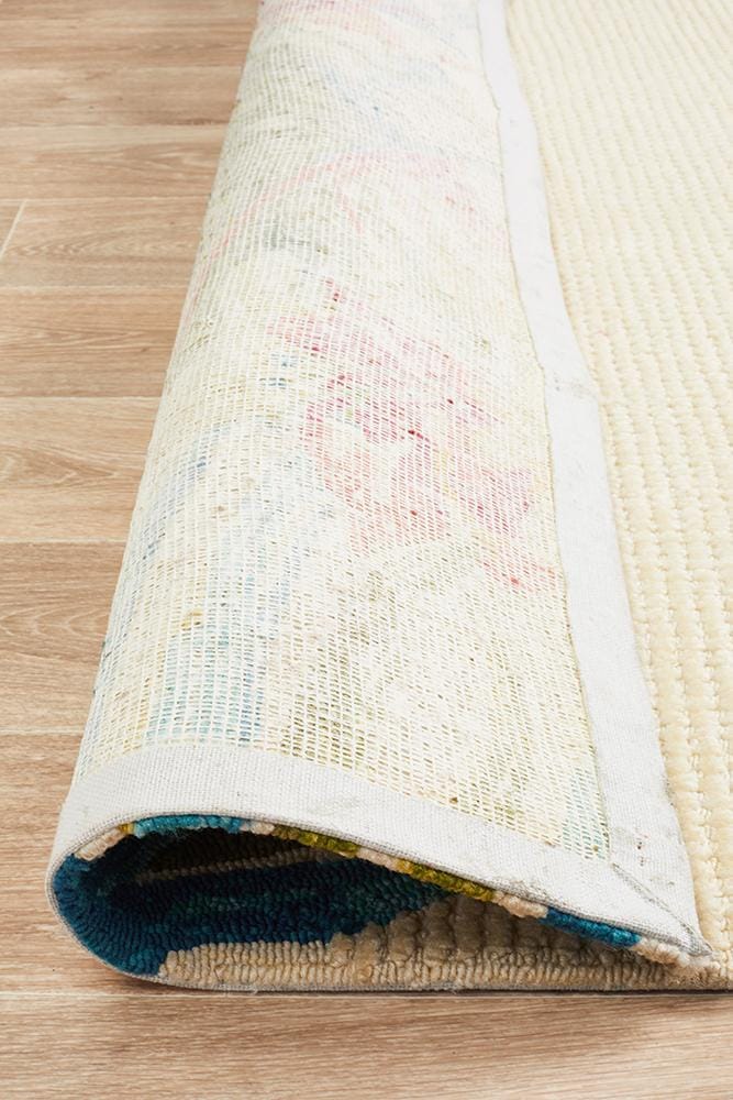 Rug Culture Rugs Copacabana Anna Floral Indoor Outdoor Rug Cream
