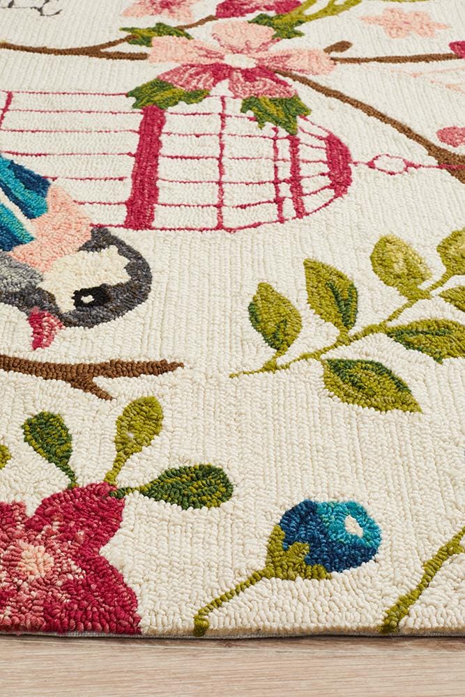 Rug Culture Rugs Copacabana Finch and Nest Exquisite Indoor Outdoor Rug Cream