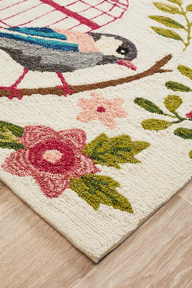 Rug Culture Rugs Copacabana Finch and Nest Exquisite Indoor Outdoor Rug Cream