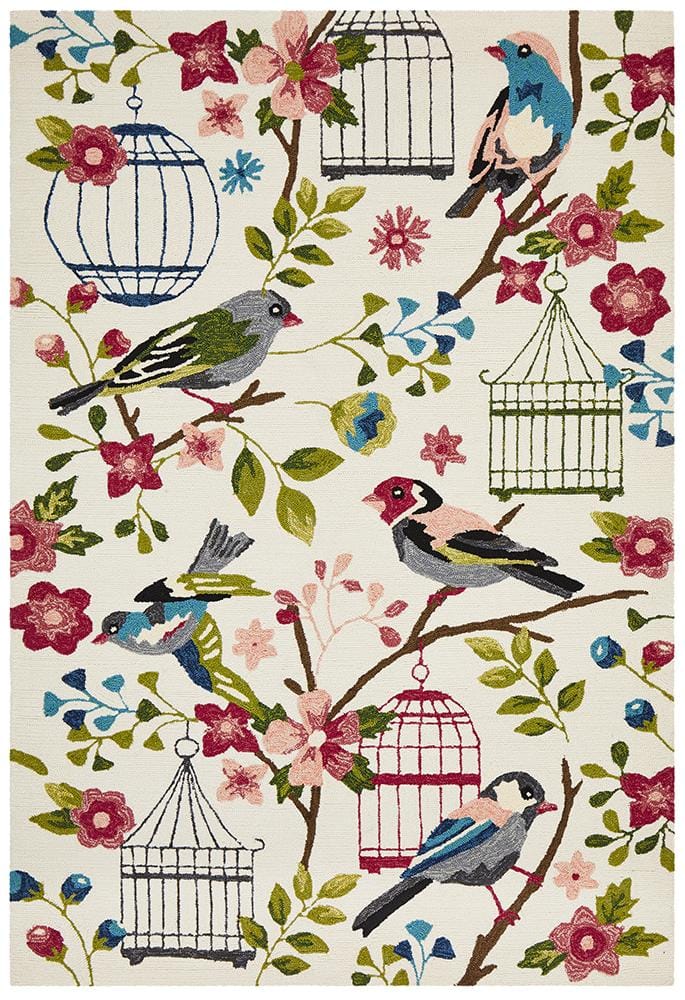 Rug Culture Rugs Copacabana Finch and Nest Exquisite Indoor Outdoor Rug Cream