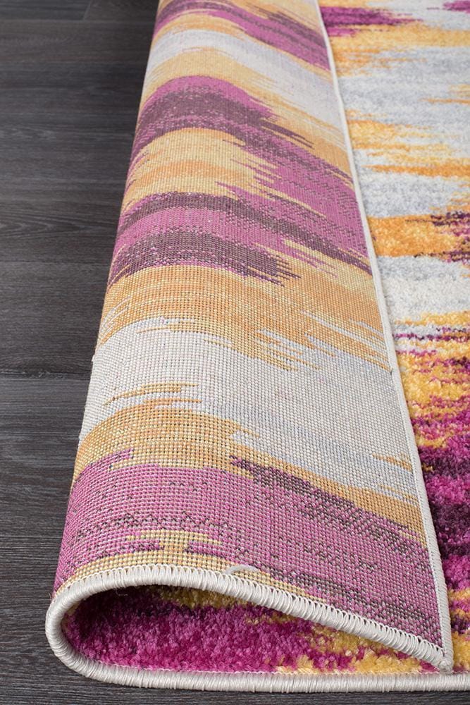 Rug Culture Rugs Dimensions Divinity Burst Aubergine Modern Rug