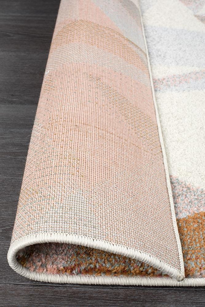 Rug Culture Rugs Dimensions Divinity Shatter Blush Modern Runner Rug