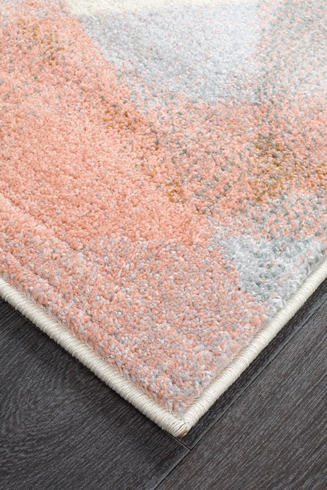 Rug Culture Rugs Dimensions Divinity Shatter Blush Modern Runner Rug