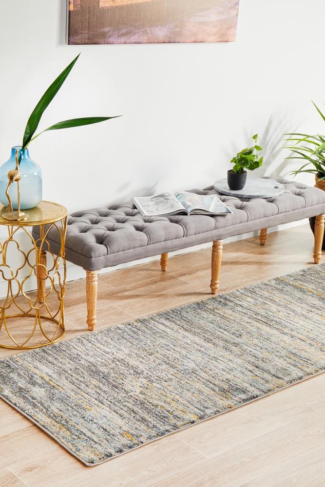 Rug Culture Rugs Dreamscape Distinguish Modern Slate Runner Rug