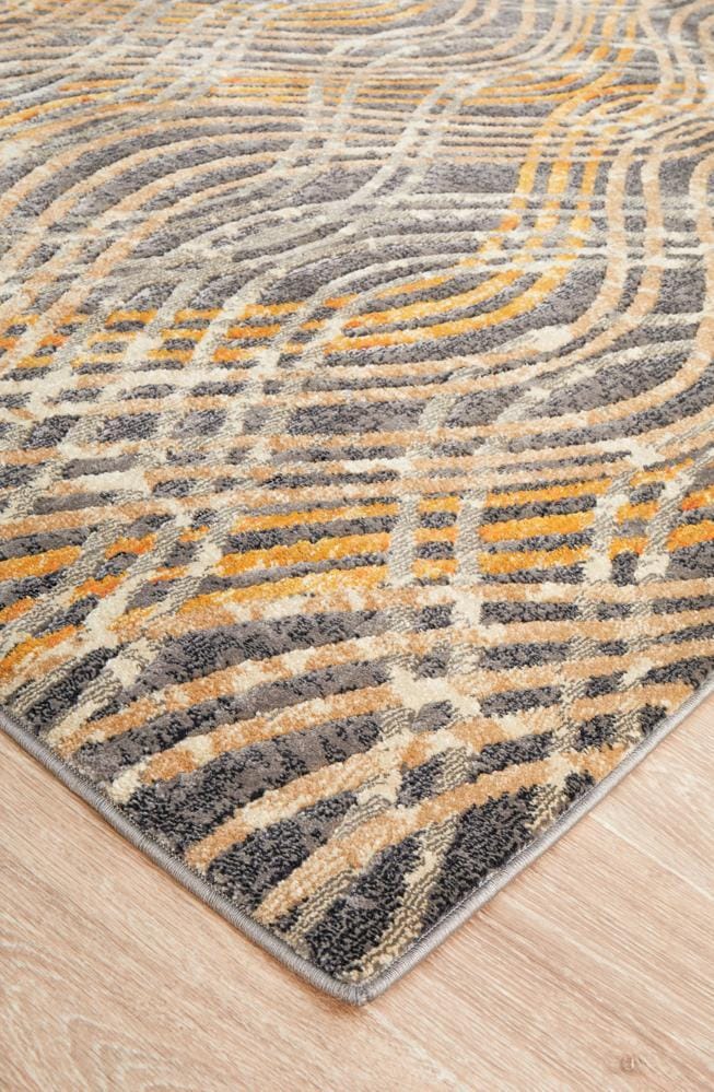 Rug Culture Rugs Dreamscape Flurry Modern Charcoal Rug
