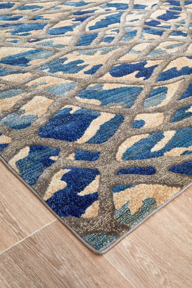 Rug Culture Rugs Dreamscape Ropes Modern Blue Rug
