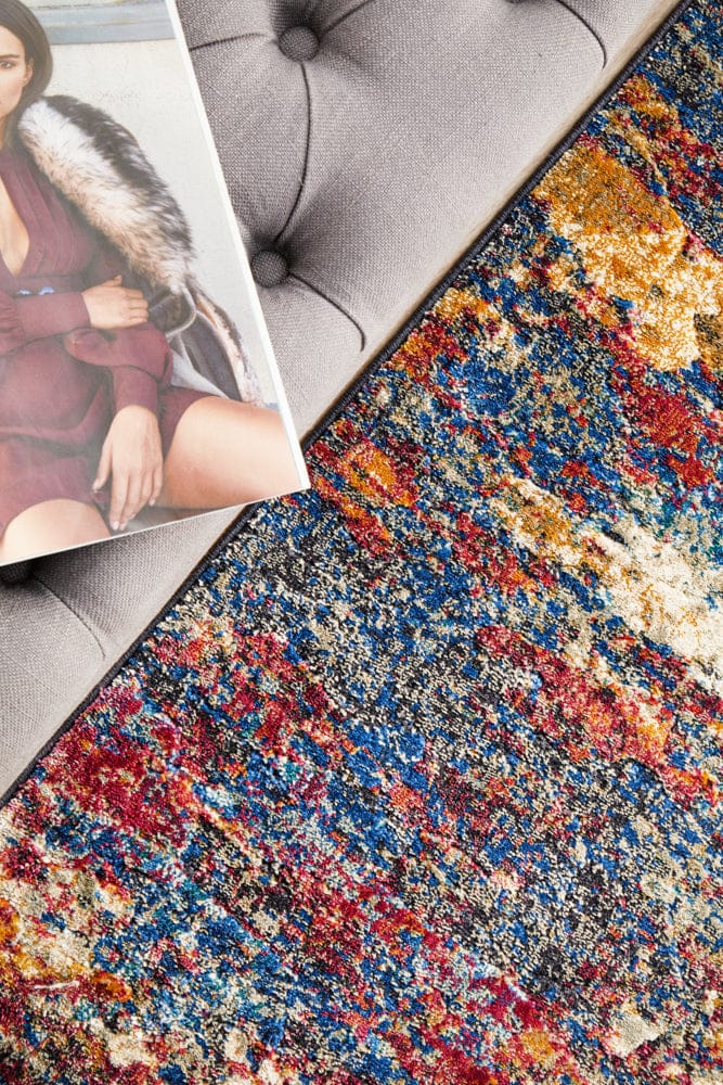 Rug Culture Rugs Dreamscape Splash Modern Midnight Runner Rug