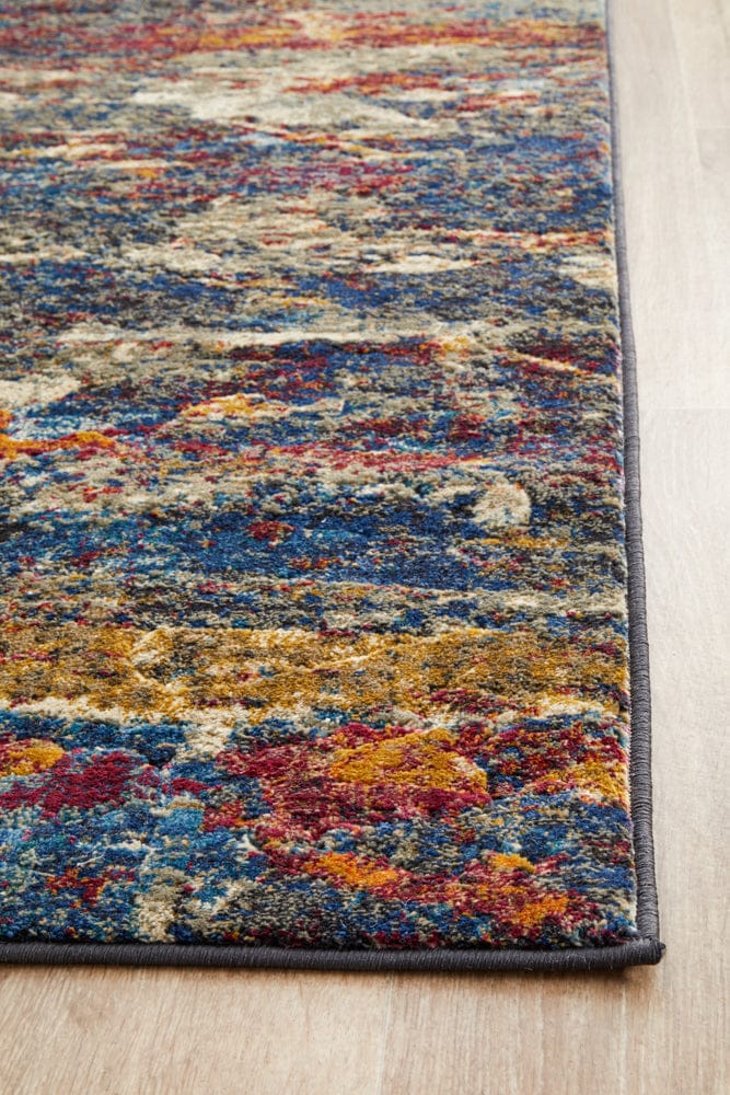 Rug Culture Rugs Dreamscape Splash Modern Midnight Runner Rug