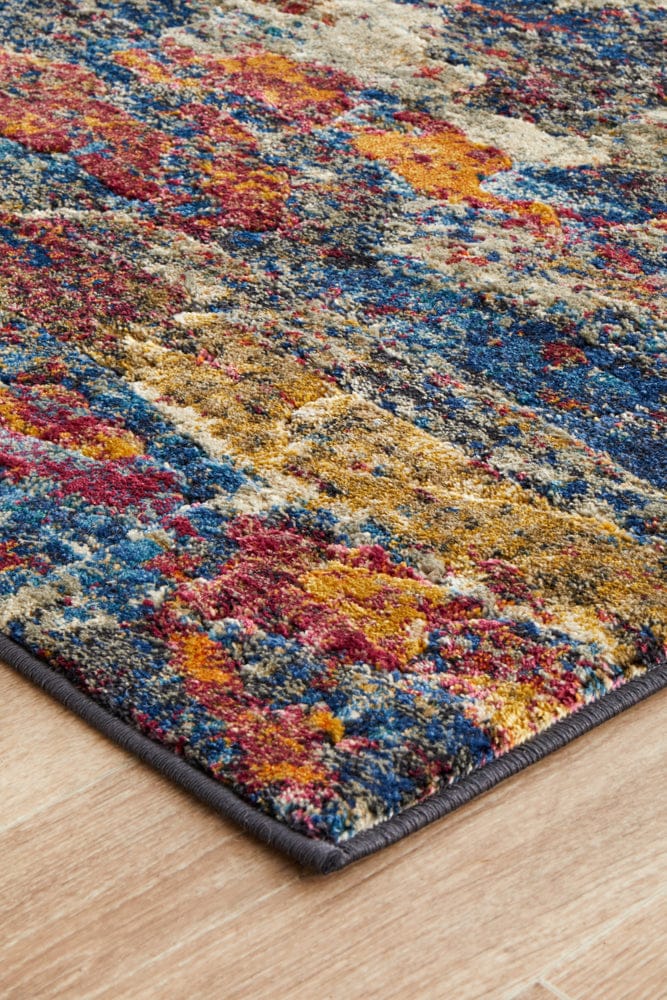 Rug Culture Rugs Dreamscape Splash Modern Midnight Runner Rug