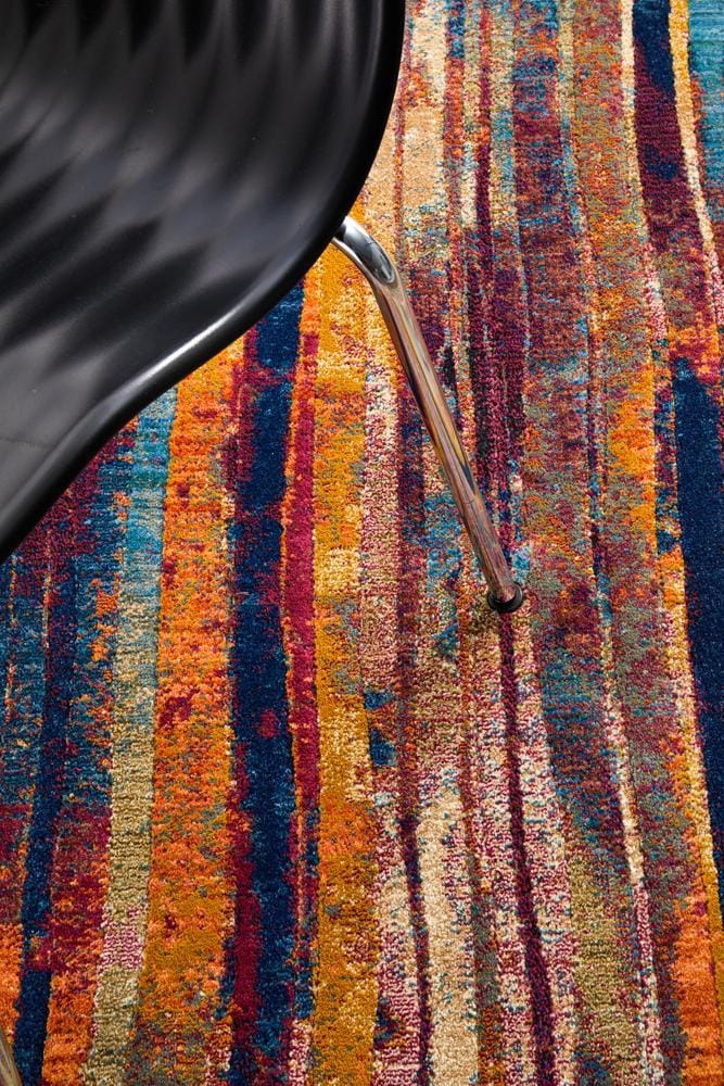 Rug Culture Rugs Dreamscape Strokes Modern Raspberry Rug