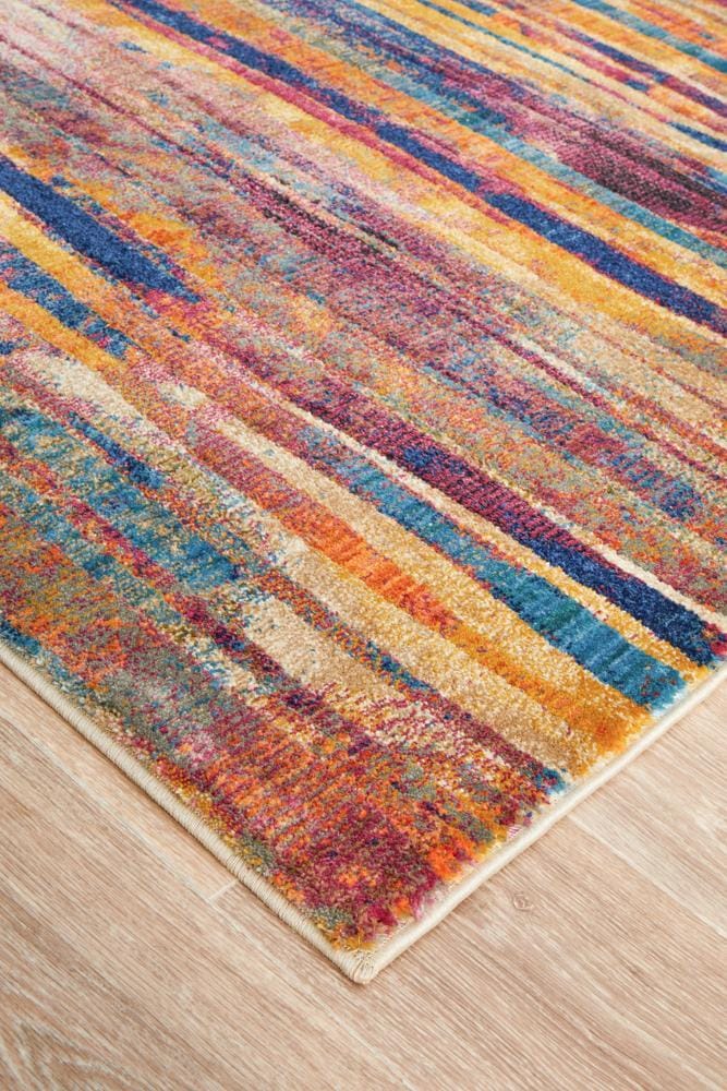 Rug Culture Rugs Dreamscape Strokes Modern Raspberry Rug