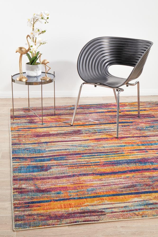 Rug Culture Rugs Dreamscape Strokes Modern Raspberry Rug
