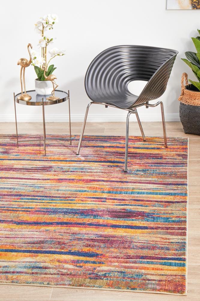 Rug Culture Rugs Dreamscape Strokes Modern Raspberry Rug