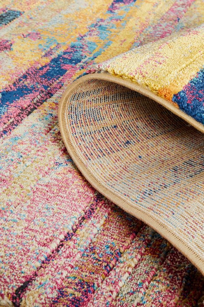 Rug Culture Rugs Dreamscape Strokes Modern Raspberry Runner Rug