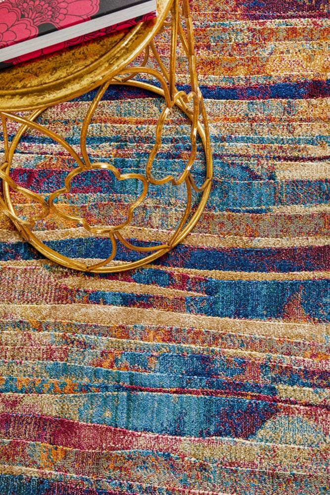 Rug Culture Rugs Dreamscape Strokes Modern Raspberry Runner Rug