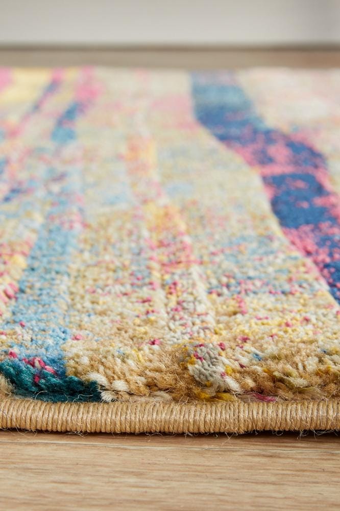 Rug Culture Rugs Dreamscape Strokes Modern Raspberry Runner Rug