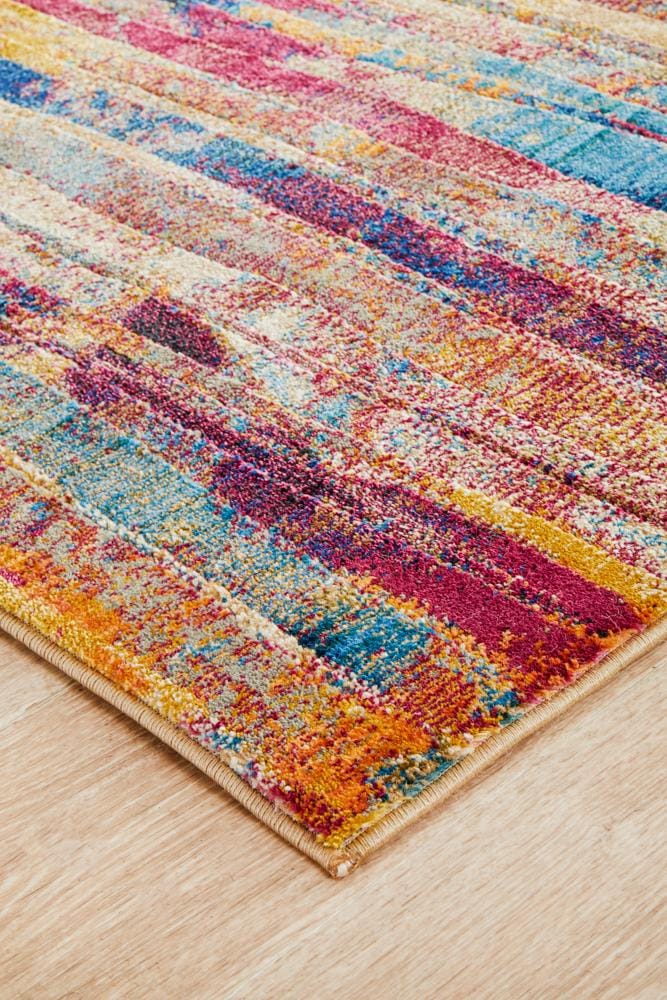 Rug Culture Rugs Dreamscape Strokes Modern Raspberry Runner Rug