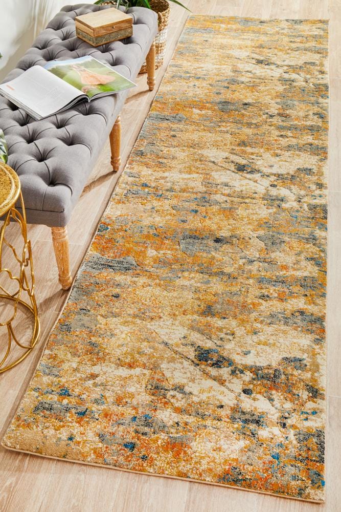 Rug Culture Rugs Dreamscape Tribute Modern Rust Runner Rug