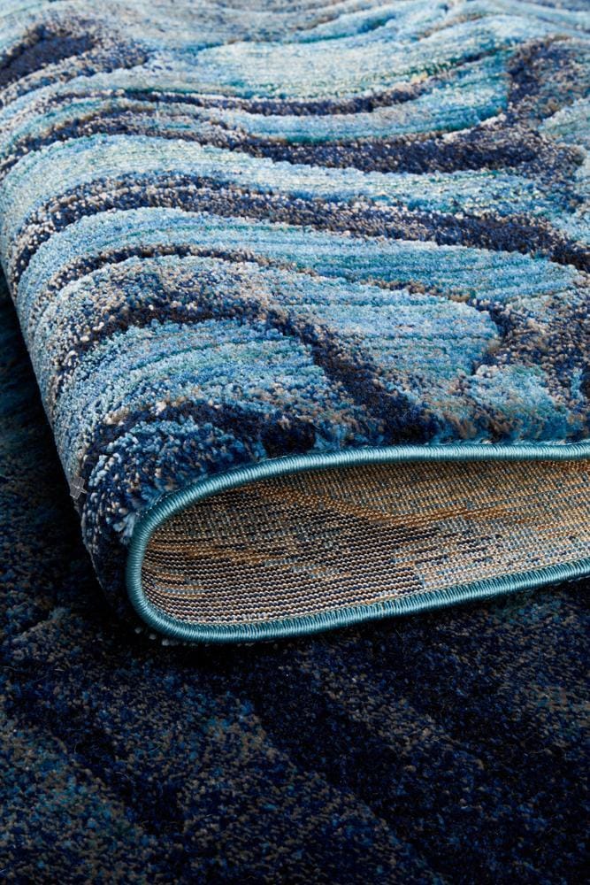 Rug Culture Rugs Dreamscape Waves Modern Indigo Rug