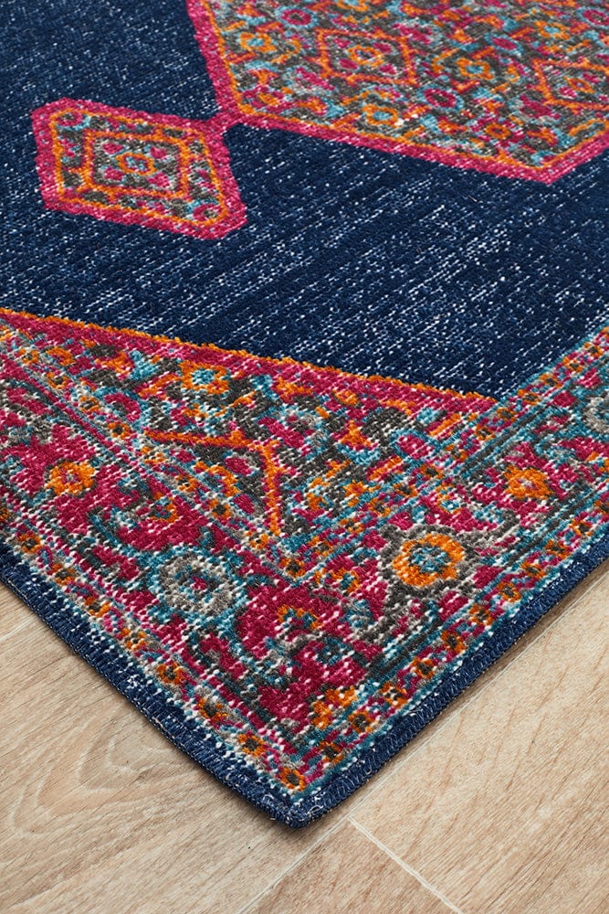 Rug Culture Rugs Eternal Whisper Blink Navy Runner Rug