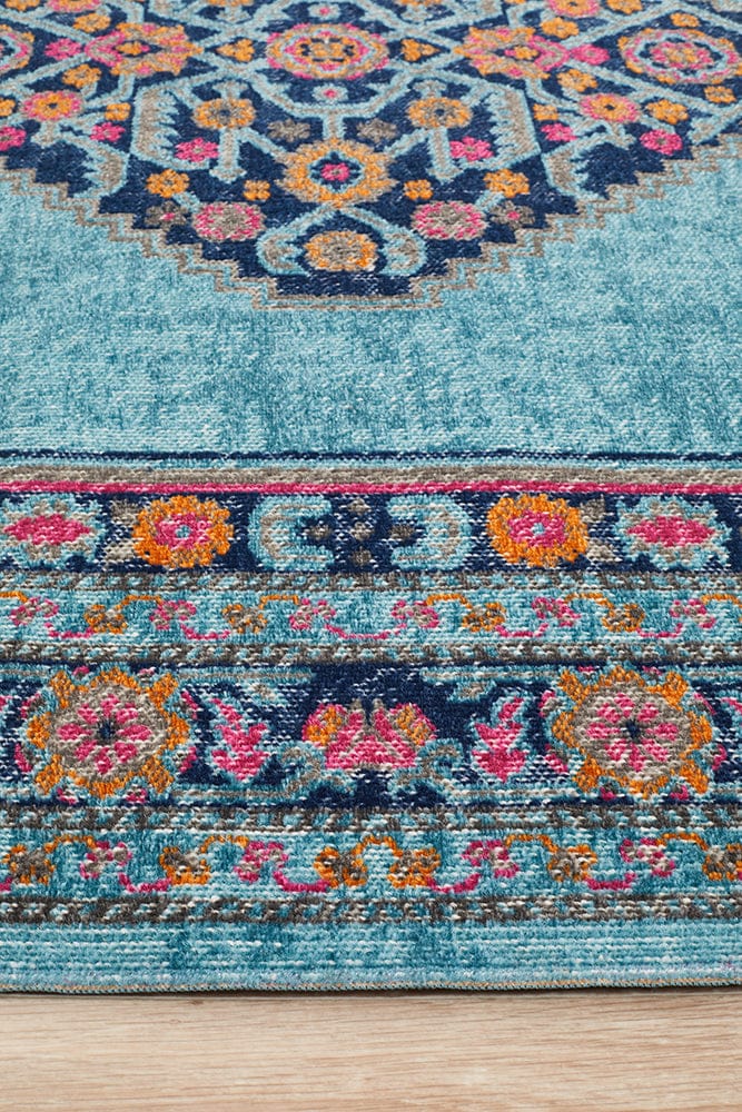 Rug Culture Rugs Eternal Whisper Diamond Blue Rug