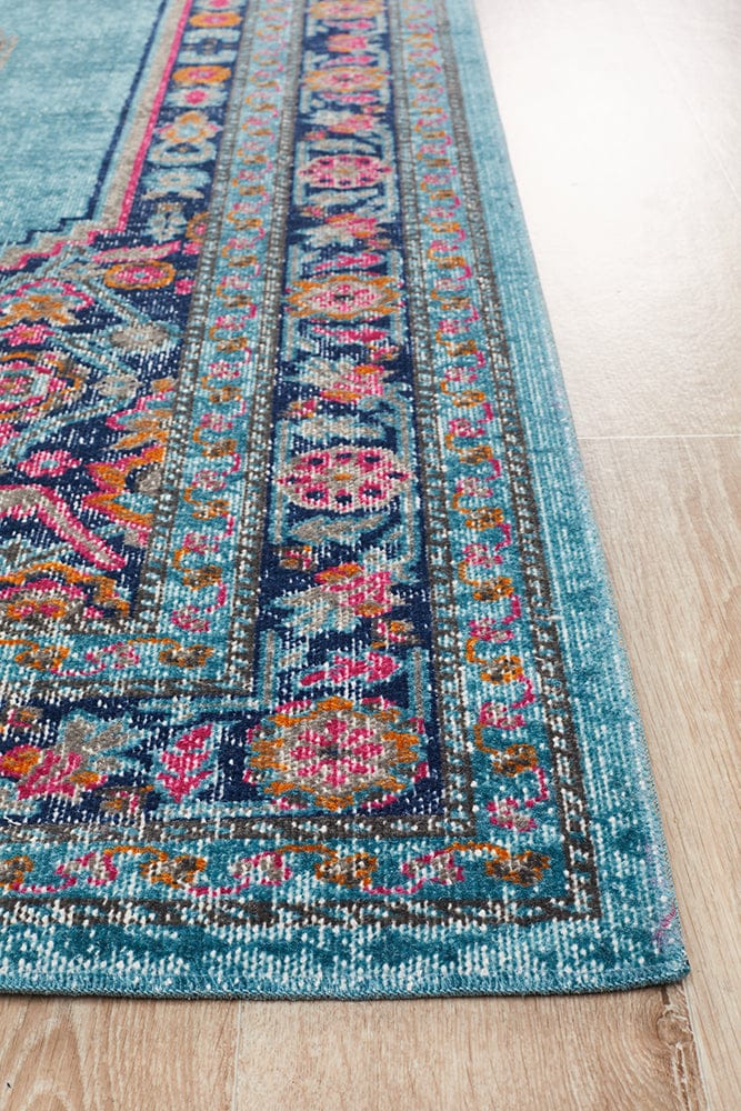 Rug Culture Rugs Eternal Whisper Diamond Blue Rug