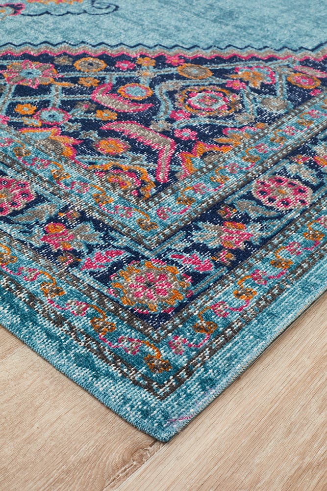 Rug Culture Rugs Eternal Whisper Diamond Blue Rug