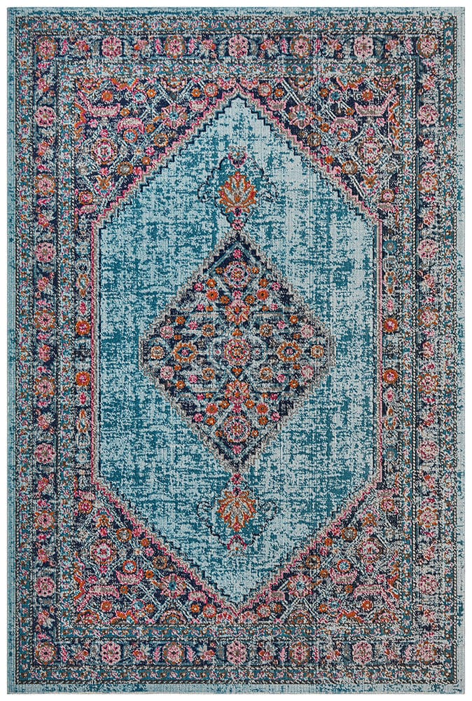 Rug Culture Rugs Eternal Whisper Diamond Blue Rug