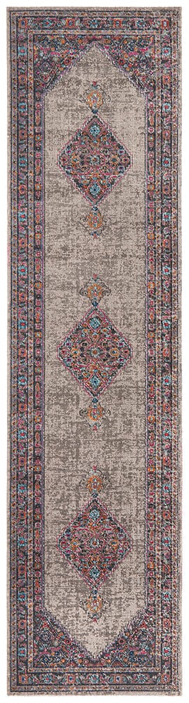 Rug Culture Rugs Eternal Whisper Diamond Grey Runner Rug
