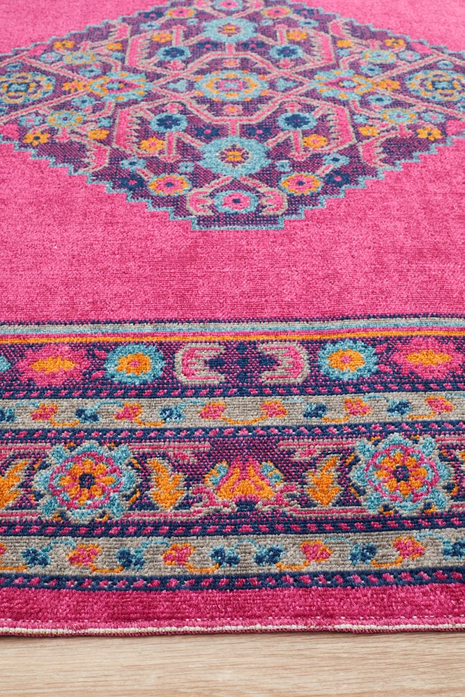 Rug Culture Rugs Eternal Whisper Diamond Pink Rug