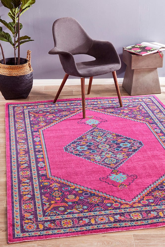 Rug Culture Rugs Eternal Whisper Diamond Pink Rug