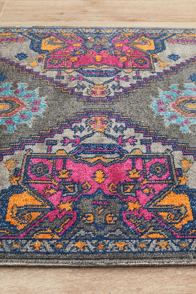 Rug Culture Rugs Eternal Whisper Quad Grey Runner Rug