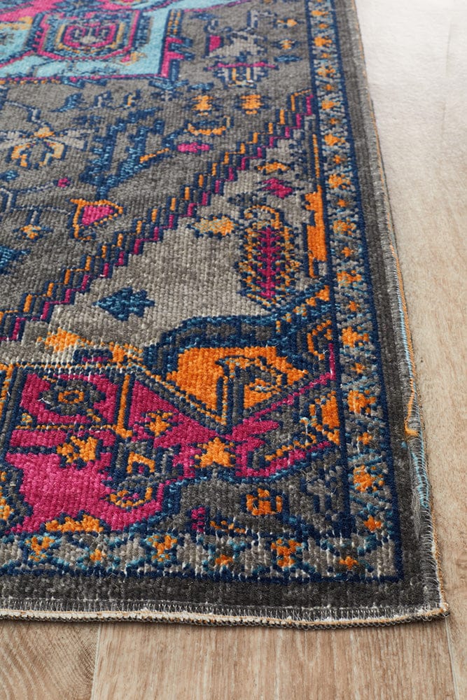 Rug Culture Rugs Eternal Whisper Quad Grey Runner Rug