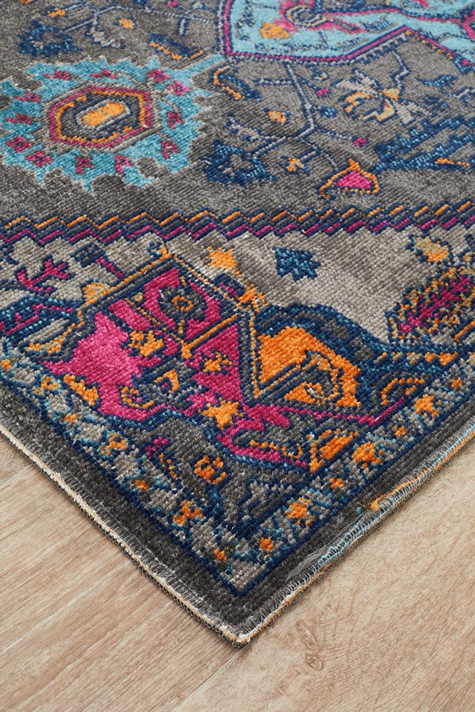 Rug Culture Rugs Eternal Whisper Quad Grey Runner Rug