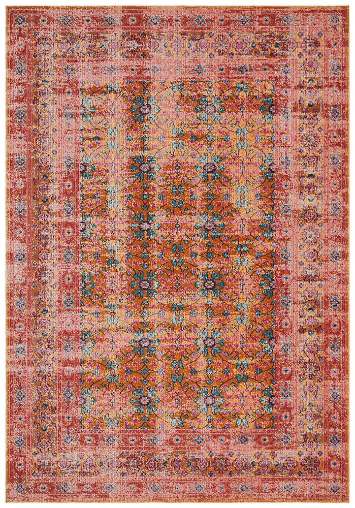 Rug Culture Rugs Eternal Whisper Sunset Rust Rug