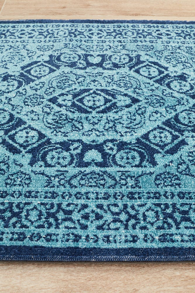Rug Culture Rugs Eternal Whisper Vision Blue Runner Rug