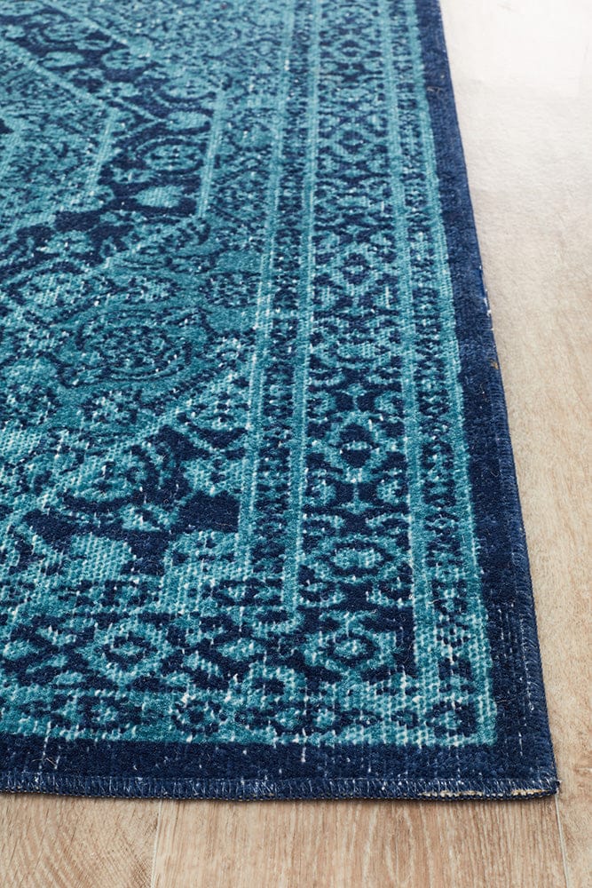 Rug Culture Rugs Eternal Whisper Vision Blue Runner Rug