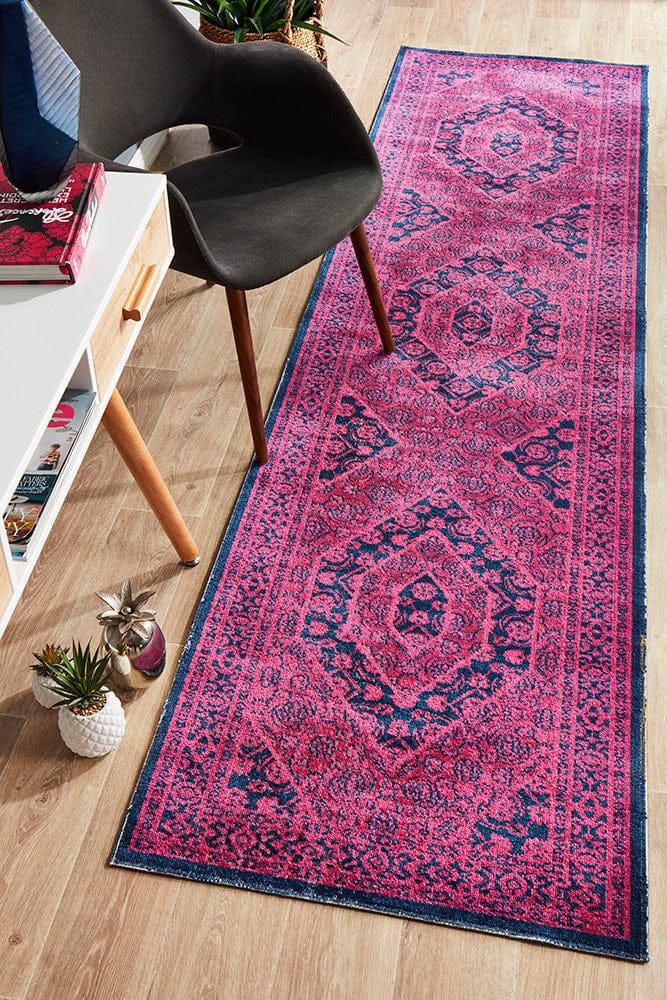Rug Culture Rugs Eternal Whisper Vision Magenta Runner Rug