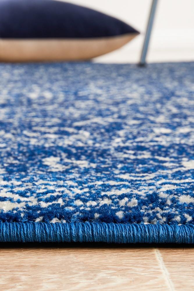 Rug Culture Rugs Evoke Artist Navy Transitional Round Rug