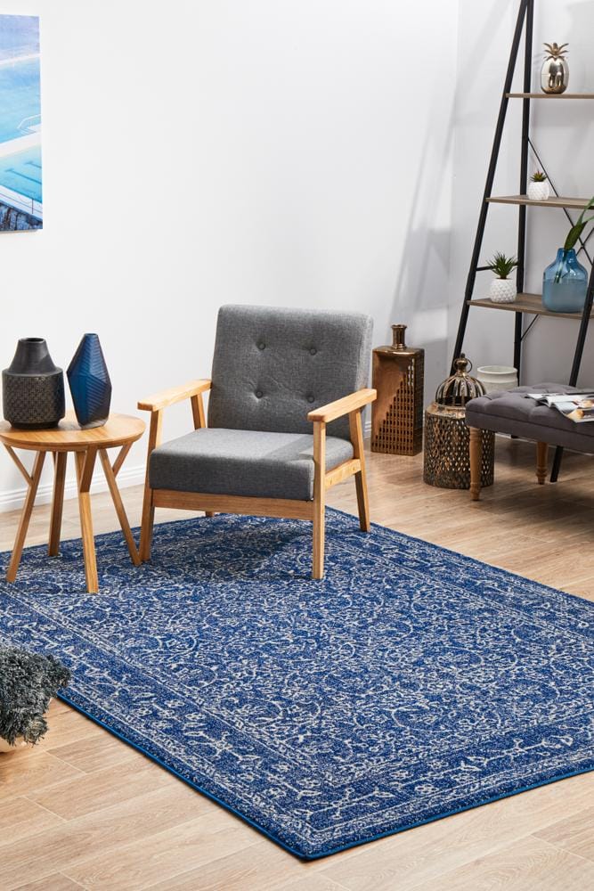 Rug Culture Rugs Evoke Artist Navy Transitional Rug