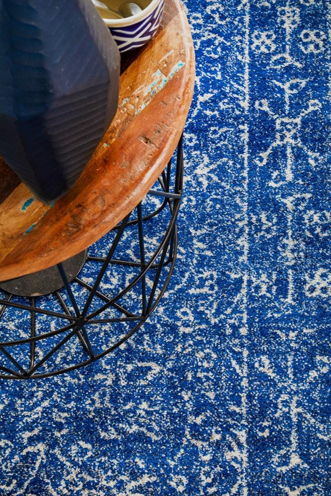 Rug Culture Rugs Evoke Artist Navy Transitional Runner Rug