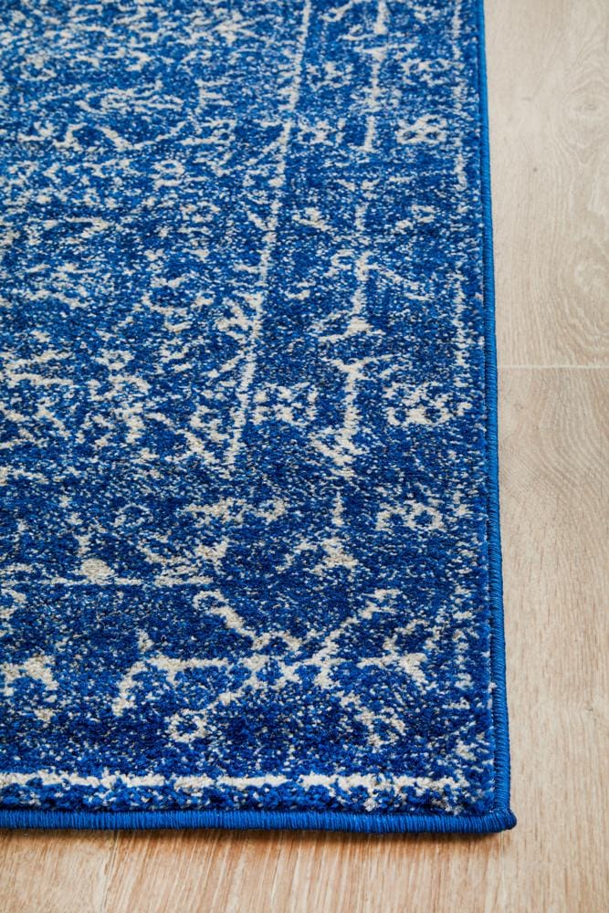 Rug Culture Rugs Evoke Artist Navy Transitional Runner Rug