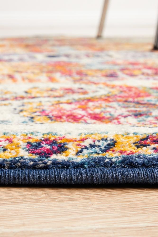 Rug Culture Rugs Evoke Carnival White Transitional Round Rug