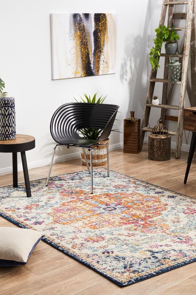 Rug Culture Rugs Evoke Carnival White Transitional Rug