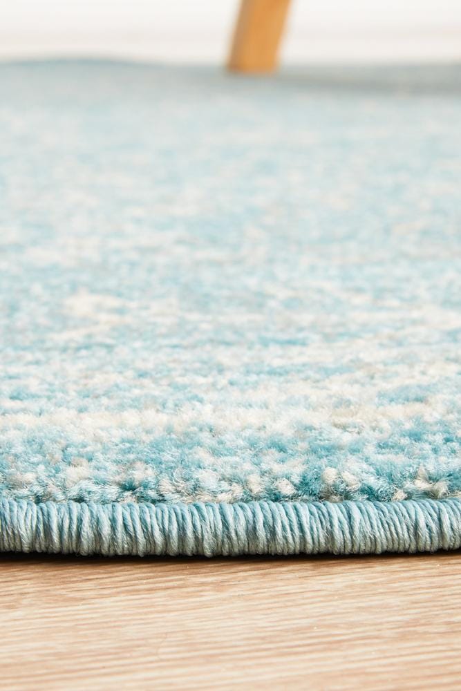 Rug Culture Rugs Evoke Depth Blue Transitional Round Rug