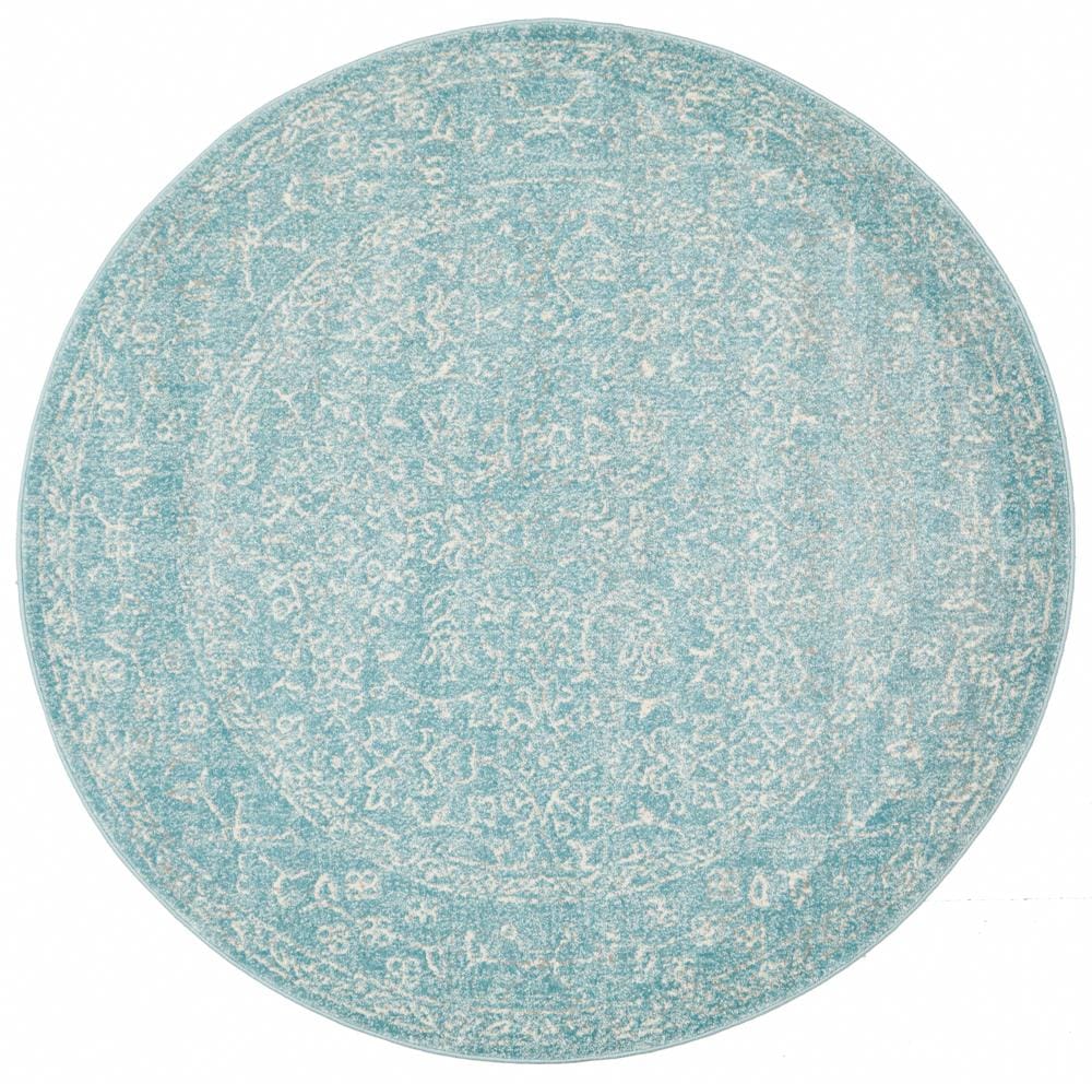 Rug Culture Rugs Evoke Depth Blue Transitional Round Rug