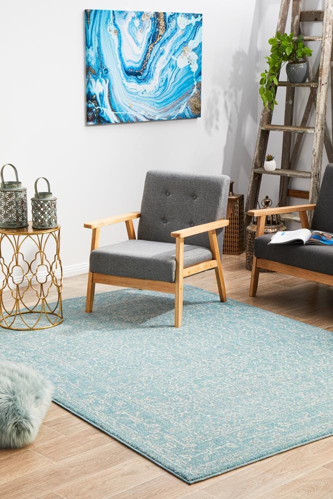 Rug Culture Rugs Evoke Depth Blue Transitional Rug