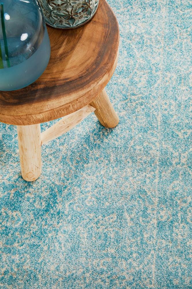 Rug Culture Rugs Evoke Depth Blue Transitional Runner Rug